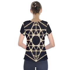 Short Sleeve Front Detail Top 