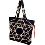Sacred Geometry: Metatron Drawstring Tote Bag