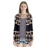 Sacred Geometry: Metatron Drape Collar Cardigan