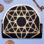 Sacred Geometry: Metatron Horseshoe Style Canvas Pouch