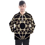 Sacred Geometry: Metatron Men s Half Zip Pullover