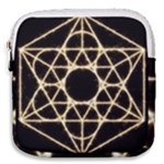 Sacred Geometry: Metatron Mini Square Pouch