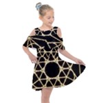 Sacred Geometry: Metatron Kids  Shoulder Cutout Chiffon Dress