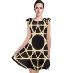 Sacred Geometry: Metatron Tie Up Tunic Dress