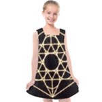 Sacred Geometry: Metatron Kids  Cross Back Dress