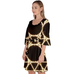 Velour Kimono Dress 