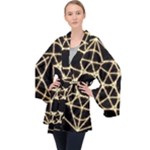 Sacred Geometry: Metatron Long Sleeve Velvet Kimono 