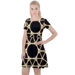 Cap Sleeve Velour Dress  