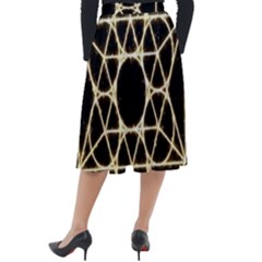 Classic Velour Midi Skirt  