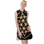 Sacred Geometry: Metatron Sleeveless Shirt Dress