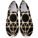 Sacred Geometry: Metatron Men s Slip On Sneakers