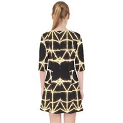Quarter Sleeve Pocket Dress 