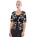Sacred Geometry: Metatron Cropped Button Cardigan