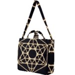 Sacred Geometry: Metatron Square Shoulder Tote Bag