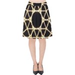 Sacred Geometry: Metatron Velvet High Waist Skirt