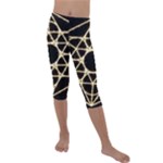 Sacred Geometry: Metatron Kids  Lightweight Velour Capri Leggings 