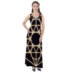 Sleeveless Velour Maxi Dress 