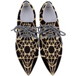 Sacred Geometry: Metatron Women s Pointed Oxford Shoes