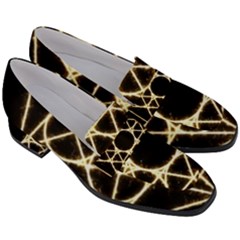 Women s Chunky Heel Loafers 