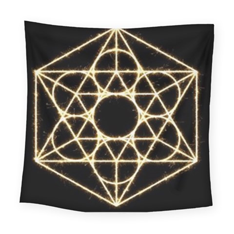 Sacred Geometry: Metatron Square Tapestry (Large) from ArtsNow.com