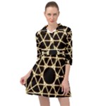 Sacred Geometry: Metatron Mini Skater Shirt Dress