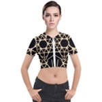 Sacred Geometry: Metatron Short Sleeve Cropped Jacket