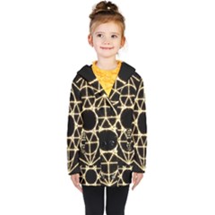 Kids  Double Breasted Button Coat 