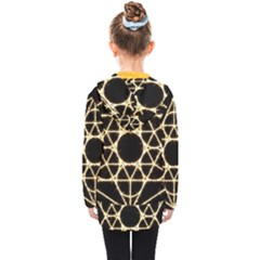 Kids  Double Breasted Button Coat 