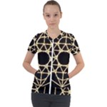 Sacred Geometry: Metatron Short Sleeve Zip Up Jacket