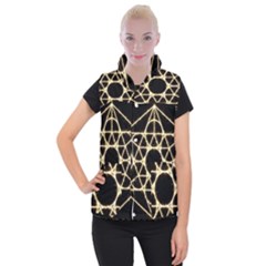 Sacred Geometry: Metatron Women s Button Up Vest from ArtsNow.com