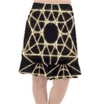 Sacred Geometry: Metatron Fishtail Chiffon Skirt