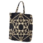 Sacred Geometry: Metatron Giant Grocery Tote