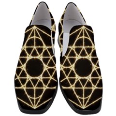 Women Slip On Heel Loafers 