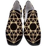 Sacred Geometry: Metatron Women Slip On Heel Loafers