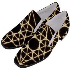 Women Slip On Heel Loafers 