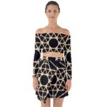 Sacred Geometry: Metatron Off Shoulder Top with Skirt Set