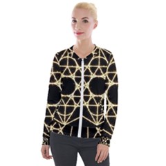 Velvet Zip Up Jacket 