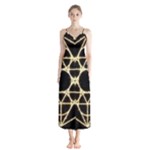 Sacred Geometry: Metatron Button Up Chiffon Maxi Dress