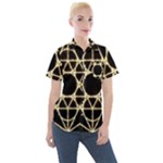 Sacred Geometry: Metatron Women s Short Sleeve Pocket Shirt
