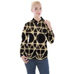 Sacred Geometry: Metatron Women s Long Sleeve Pocket Shirt