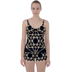 Tie Front Two Piece Tankini 