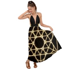 Backless Maxi Beach Dress 