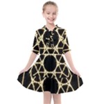 Sacred Geometry: Metatron Kids  All Frills Chiffon Dress