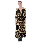 Sacred Geometry: Metatron Button Up Maxi Dress