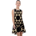 Sacred Geometry: Metatron Frill Swing Dress