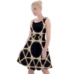 Sacred Geometry: Metatron Knee Length Skater Dress