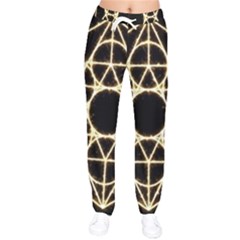 Women Velvet Drawstring Pants 
