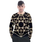 Sacred Geometry: Metatron Men s Long Sleeve Raglan Tee