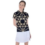 Sacred Geometry: Metatron Women s Polo Tee