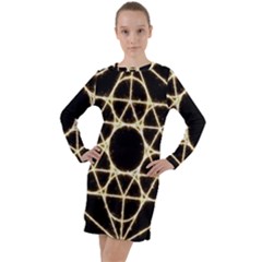Long Sleeve Hoodie Dress 